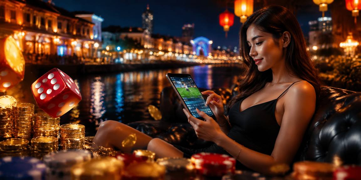 Koktail dan Meja Live dalam Satu Pengalaman